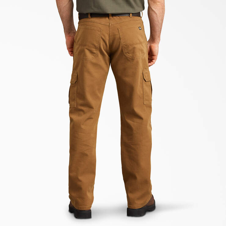 Pantalon cargo de coupe standard en coutil - Stonewashed Brown Duck (SBD) numéro de l’image 2