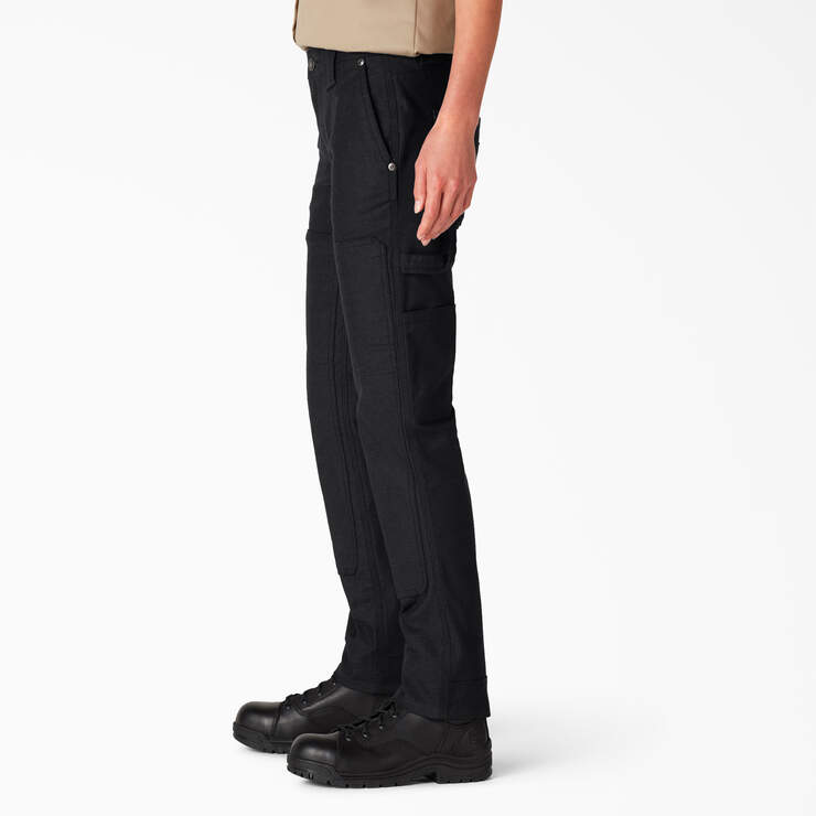 Women's FLEX DuraTech Straight Fit Pants - Black (BKX) image number 3