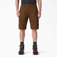 DuraTech Ranger Relaxed Fit Duck Shorts, 11" - Timber Brown (TB)