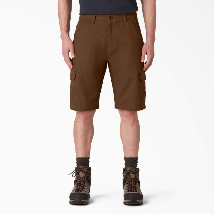 DuraTech Ranger Relaxed Fit Duck Shorts, 11" - Timber Brown (TB) image number 1