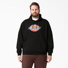 Tri-Color Logo Fleece Hoodie - Black &#40;BK&#41;