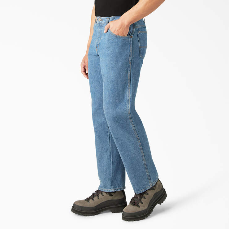 Jeans de coupe standard - Stonewashed Indigo Blue (SNB) numéro de l’image 3