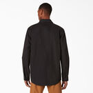 Long Sleeve Flannel-Lined Duck Shirt - Rinsed Black &#40;RBK&#41;