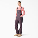 Women&rsquo;s Regular Fit Hickory Stripe Bib Overalls - Pink/Navy Hickory Stripe &#40;KRS&#41;