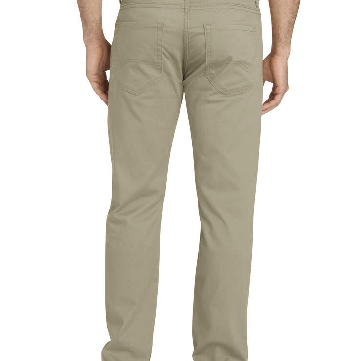 Dickies X-Series Slim Fit Tapered Leg 5-Pocket Pants - Rinsed Desert Sand (RDS) image number 2