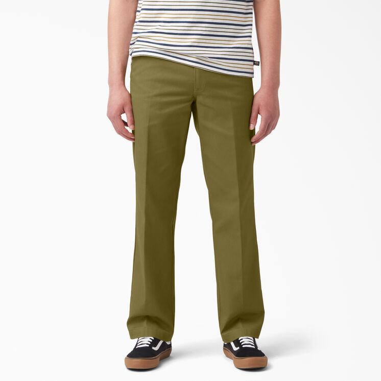 Dickies Skateboarding Regular Fit Twill Pants - Green Moss &#40;G2M&#41;