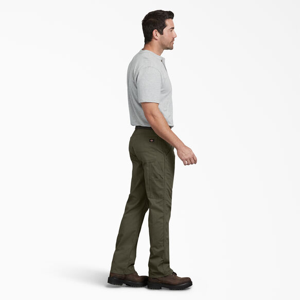 Pantalon menuisier FLEX, coupe standard, jambe droite, en tissu antid&eacute;chirure Tough Max&trade; - Rinsed Moss Green &#40;RMS&#41;