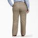 Pantalon cargo d&eacute;contract&eacute; &agrave; jambe droite en serg&eacute; extensible pour femmes &#40;Tailles plus&#41; - Desert Khaki &#40;DS&#41;