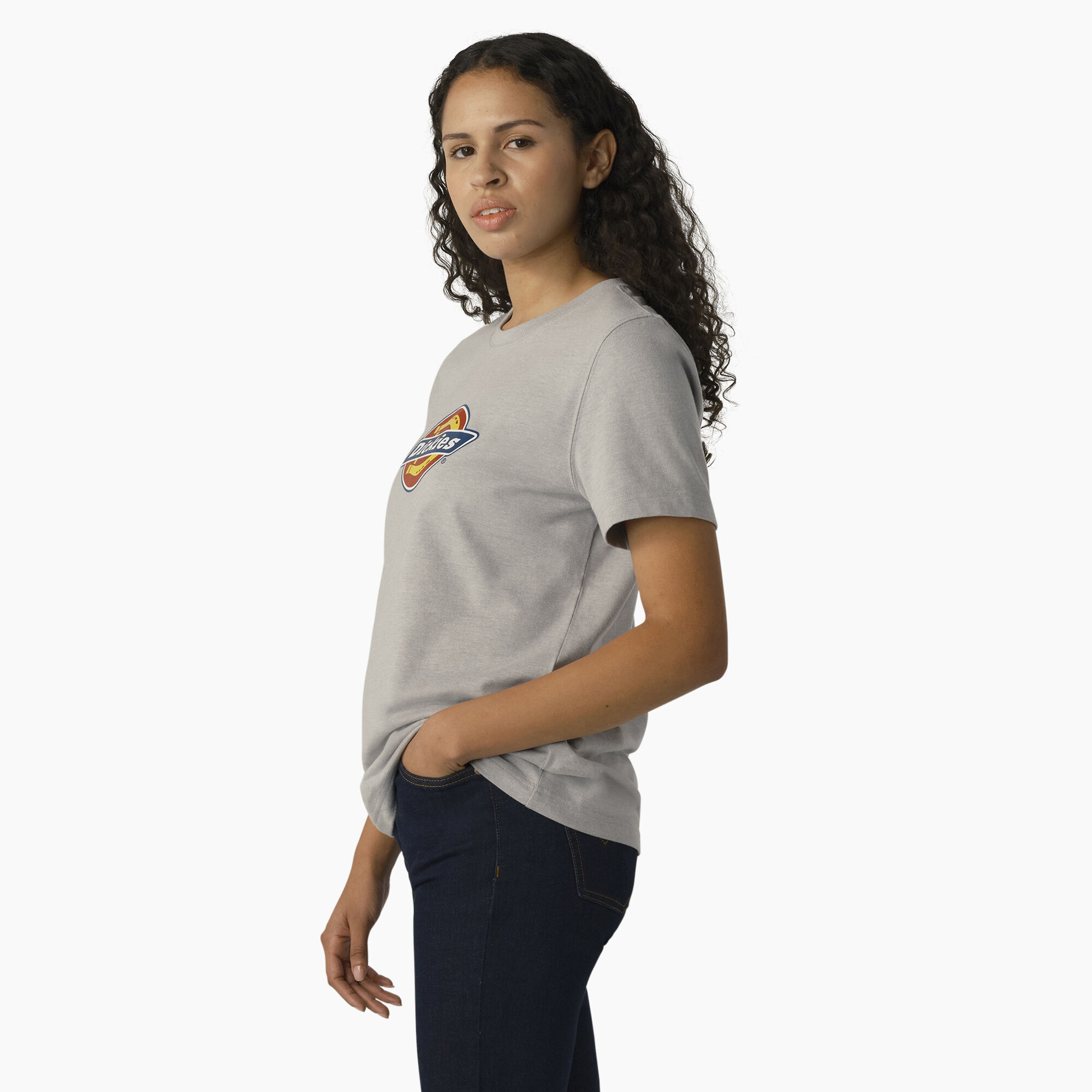 Crew neck clearance shirt women's
