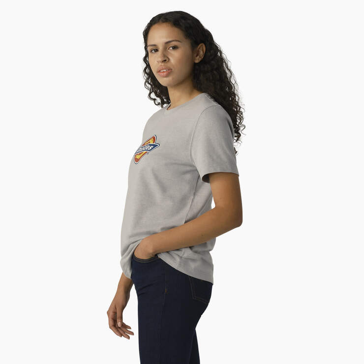 T-shirt épais à logo pour femmes - Heather Gray (H2) numéro de l’image 3