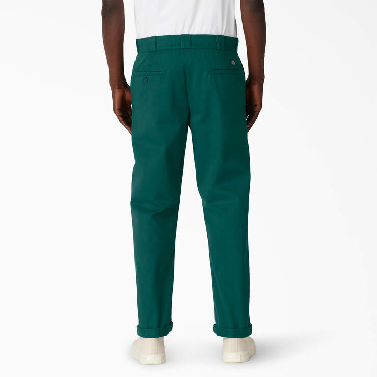 Regular Fit Cuffed Work Pants - Forest Green (FT) image number 2