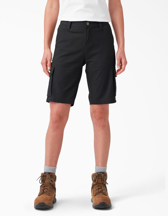 Women&#39;s Ripstop Cargo Shorts - Black &#40;BKX&#41;