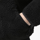 Women&#39;s Red Chute Fleece Jacket - Black &#40;BKX&#41;