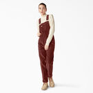Women&rsquo;s Halleyville Corduroy Bib Overalls - Fired Brick &#40;IK9&#41;