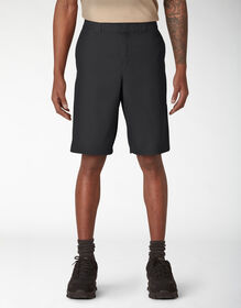 11&quot; Cooling Active Waist Twill Shorts - Black &#40;BK&#41;
