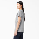Women&#39;s Heavyweight Short Sleeve Pocket T-Shirt - Heather Gray &#40;HG&#41;