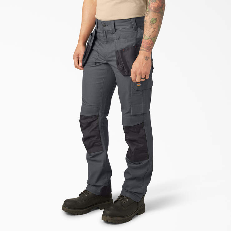 Multi-Pocket Utility Holster Work Pants - Charcoal Gray (CH) image number 3