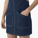 Robe salopette en denim pour femmes - Stonewashed Indigo Blue &#40;SNB&#41;
