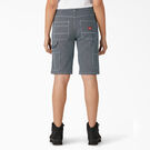 Women&rsquo;s Hickory Stripe Carpenter Shorts, 11&quot; - Rinsed Hickory Stripe &#40;RHS&#41;
