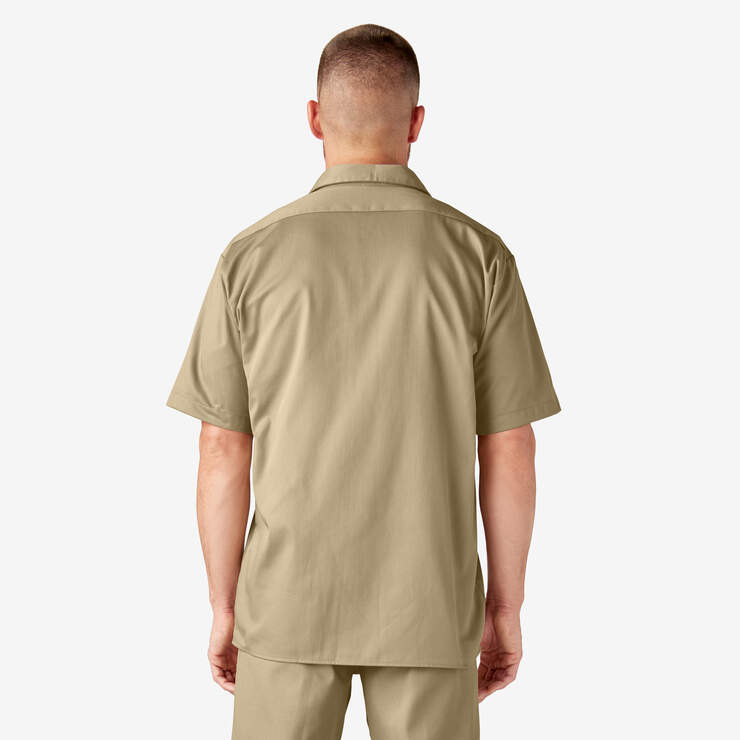 Short Sleeve Work Shirt - Khaki (KH) image number 2