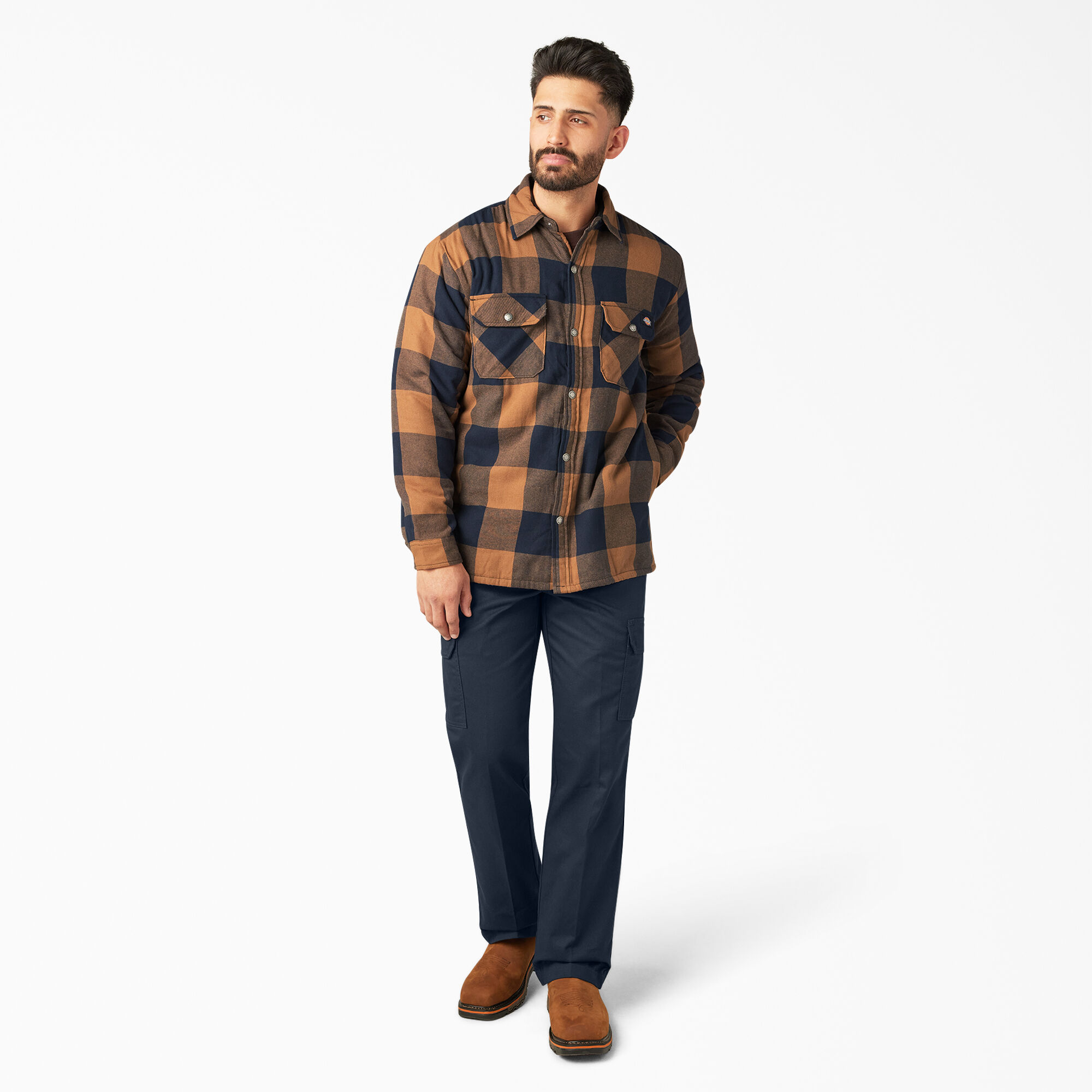 Flannel jacket clearance with fur inside