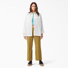 Chemise de travail &agrave; manches longues de coupe d&eacute;contract&eacute;e pour femmes - White &#40;WH&#41;