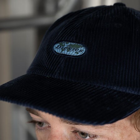 Casquette en velours c&ocirc;tel&eacute; Jake&nbsp;Hayes - Ink Navy &#40;IK&#41;
