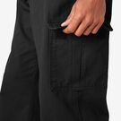 Loose Fit Straight Leg Cargo Pants - Rinsed Black &#40;RBK&#41;