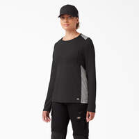 Women's Temp-iQ® 365 Long Sleeve Pocket T-Shirt - Black (KBK)