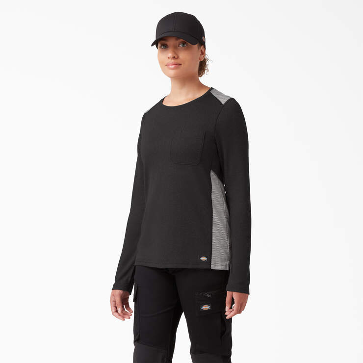 T-shirt à manches longues Temp-iQ® 365 pour femmes - Black (KBK) numéro de l’image 1