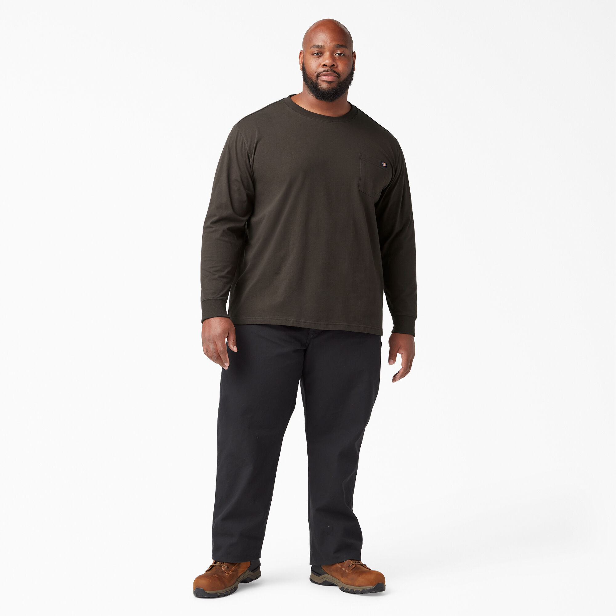 Heavyweight Long Sleeve Pocket T Shirt