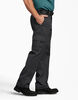 Pantalon cargo en tissu crois&eacute; - Black &#40;BK&#41;