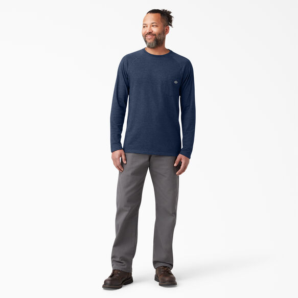Cooling Long Sleeve T-Shirt - Dark Navy Heather &#40;DNH&#41;