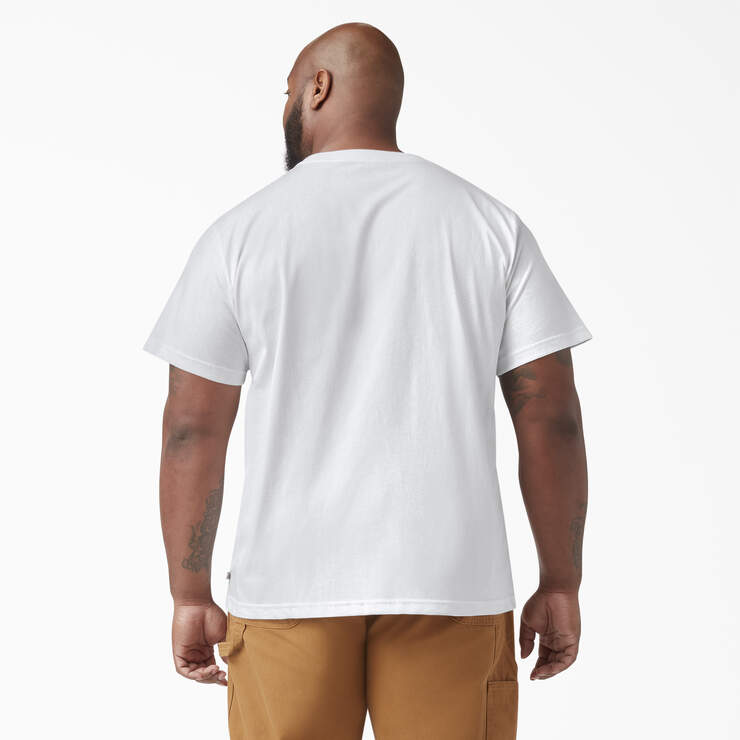 T-shirt épais à encolure ras du cou et à manches courtes - White (WH) numéro de l’image 6