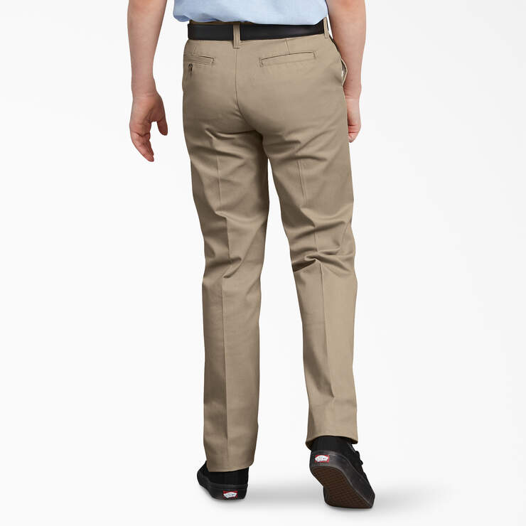 Pantalon kaki Ultimate à jambe droite de coupe ajustée à ceinture FlexWaist® pour garçons, 8-20 - Desert Sand (DS) numéro de l’image 2