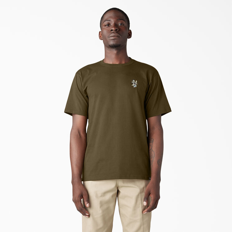 T-shirt &agrave; imprim&eacute; DIY Skate de skateboard Dickies - Dark Olive &#40;DV9&#41;