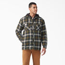 Flannel Shirt Jacket with DWR - Dark Olive/Black Plaid &#40;A2A&#41;