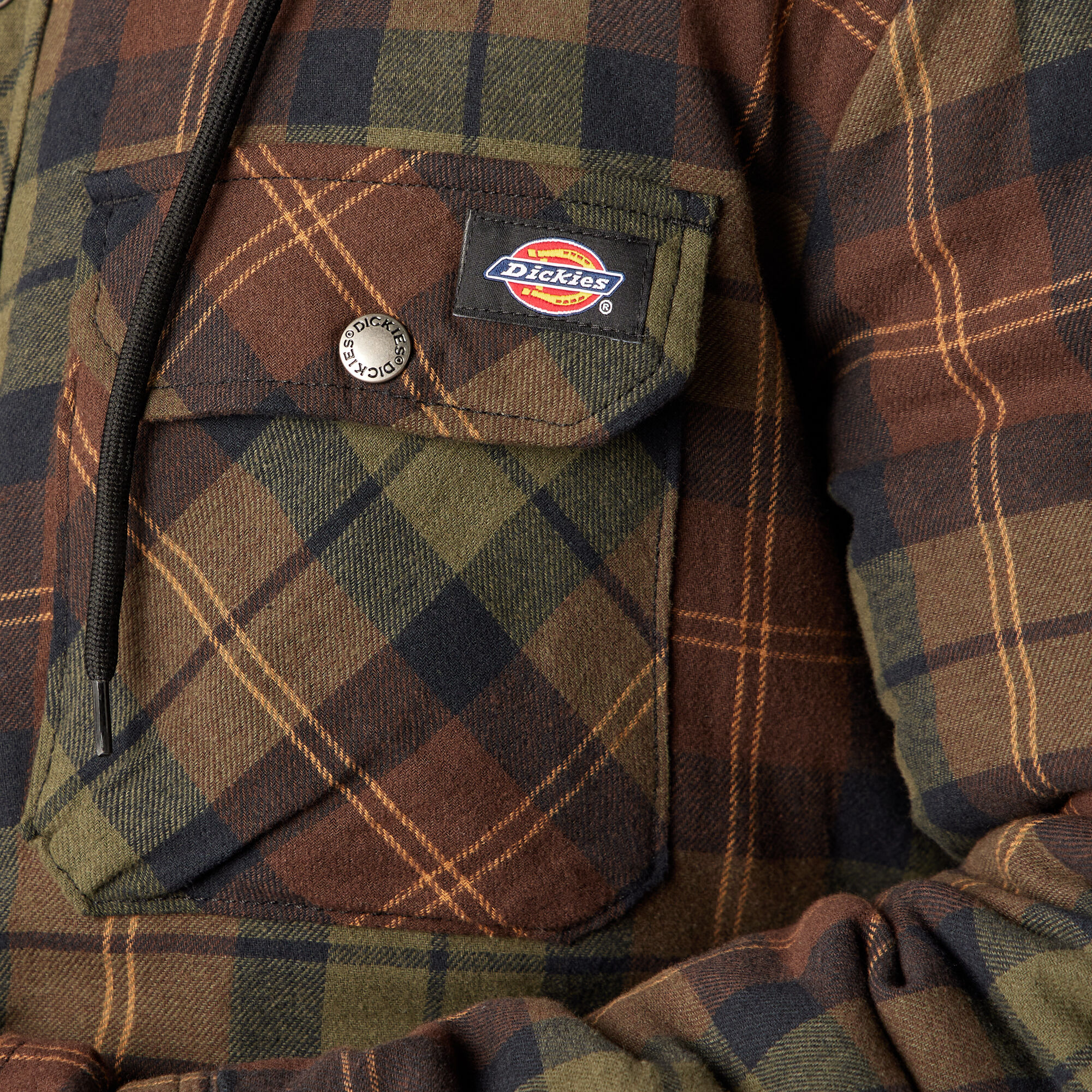 Dickies bonded outlet plaid jacket