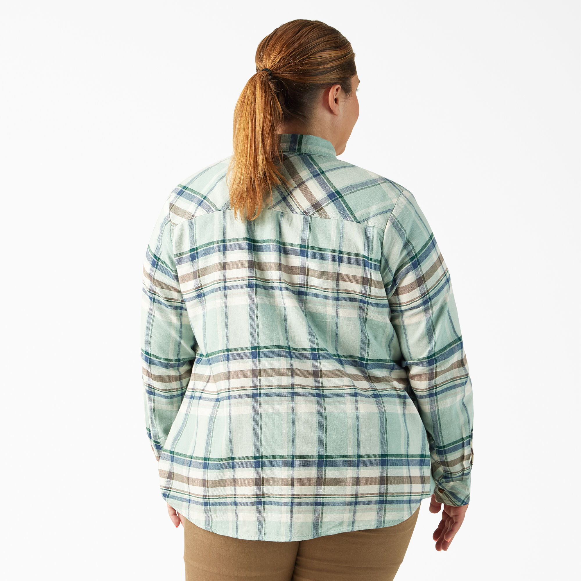 Plus size flannel dress best sale