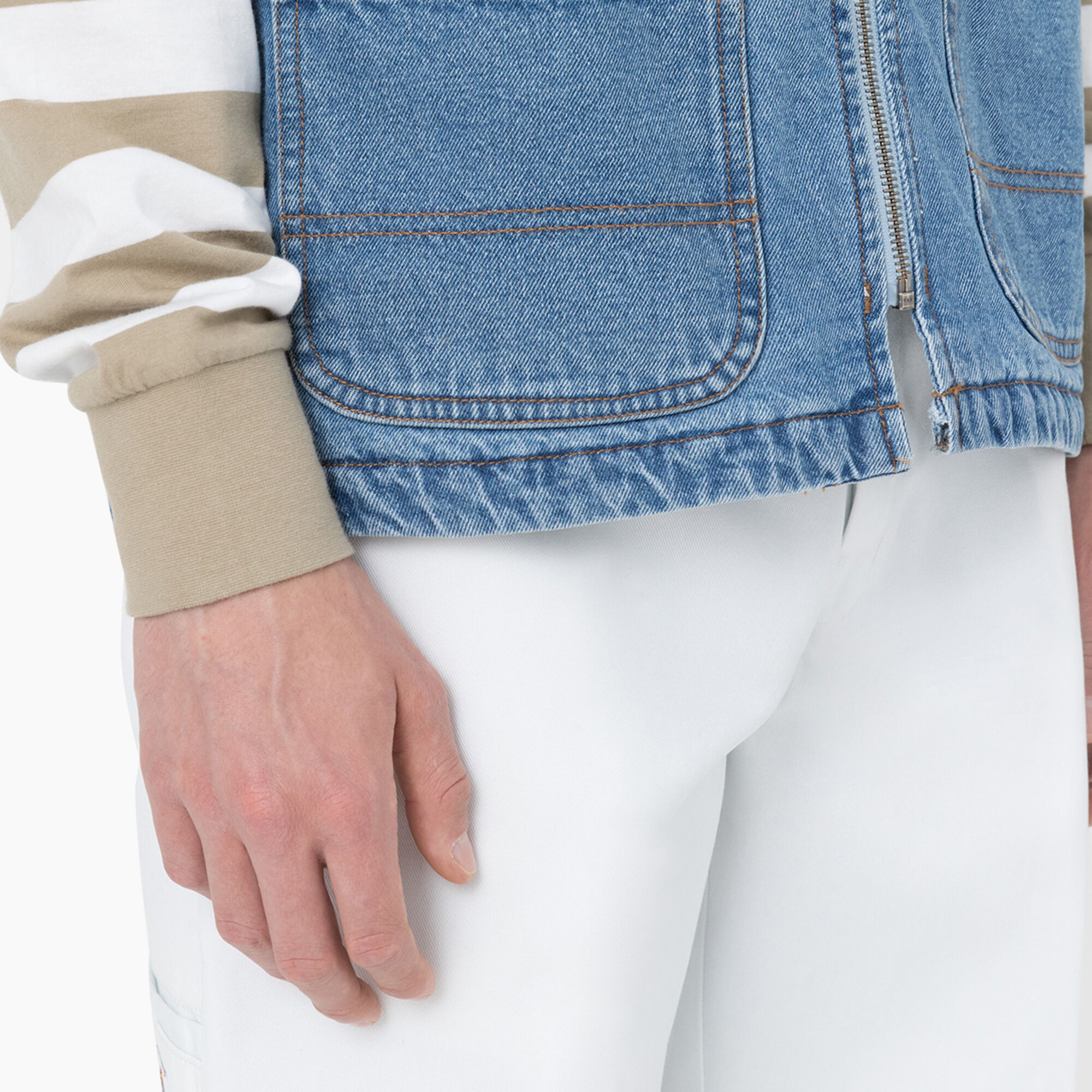 Mens denim vest canada sales
