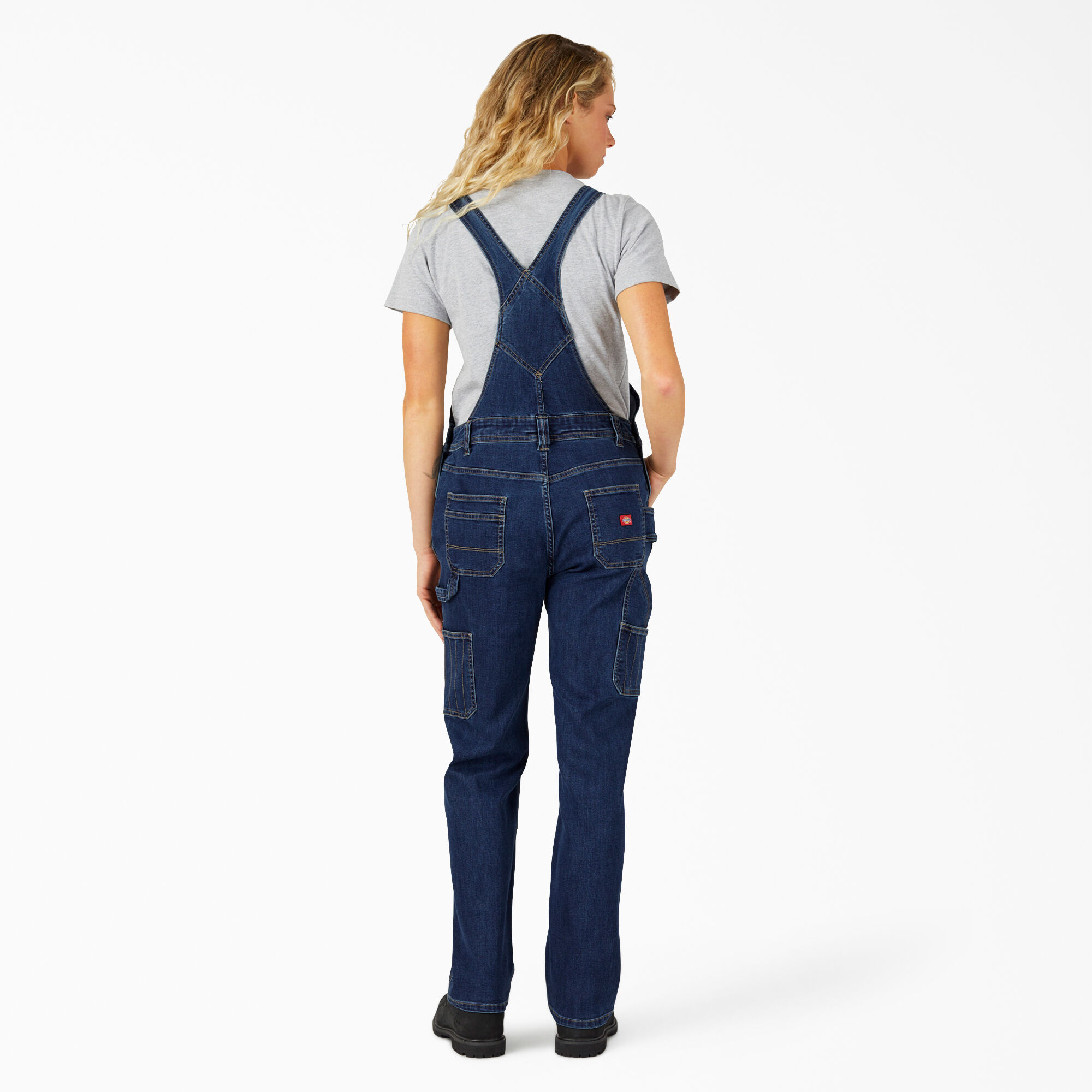 Dickies stonewashed sales bib overalls