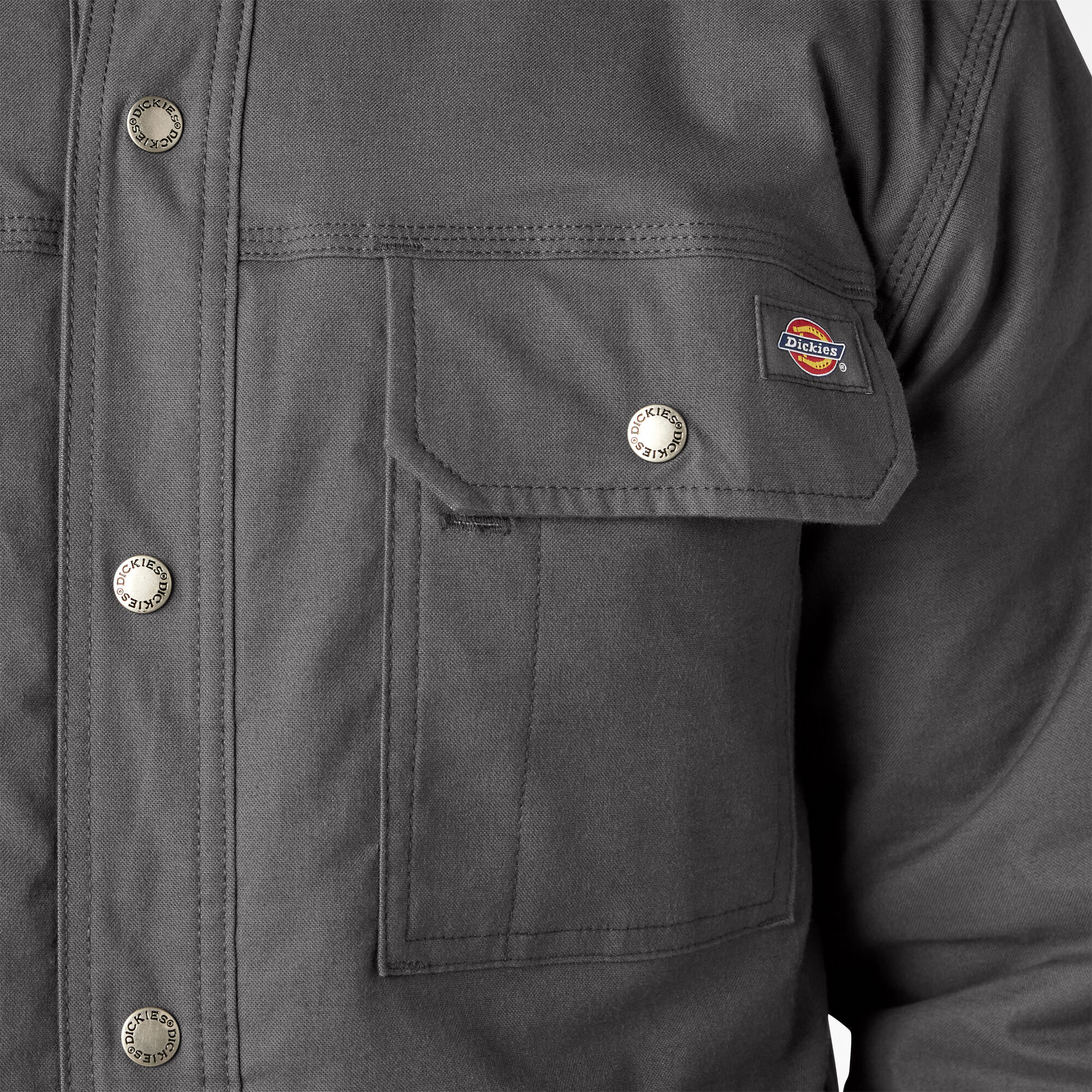 Dickies men's twill polar fleece discount lined shirt jacket