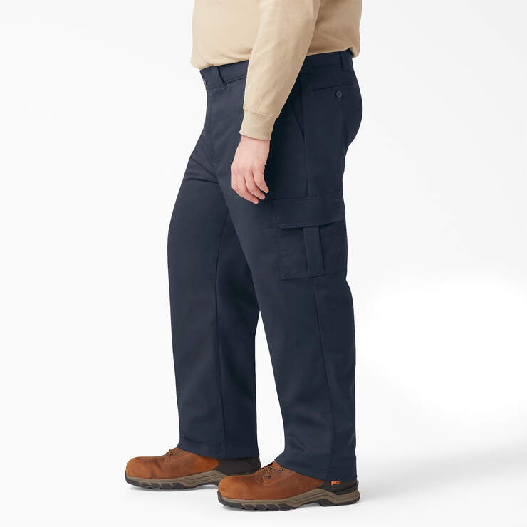 FLEX Regular Fit Cargo Pants - Dark Navy (DN) image number 6