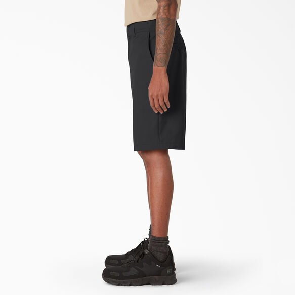 FLEX Cooling Active Waist Regular Fit Shorts, 11&quot; - Black &#40;BK&#41;
