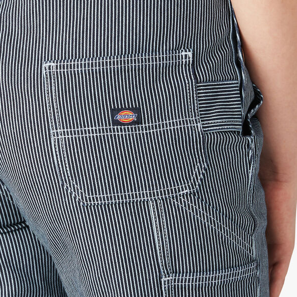 Salopette gar&ccedil;onne &agrave; rayures hickory pour femmes - Stonewashed Hickory Stripe &#40;SHS&#41;