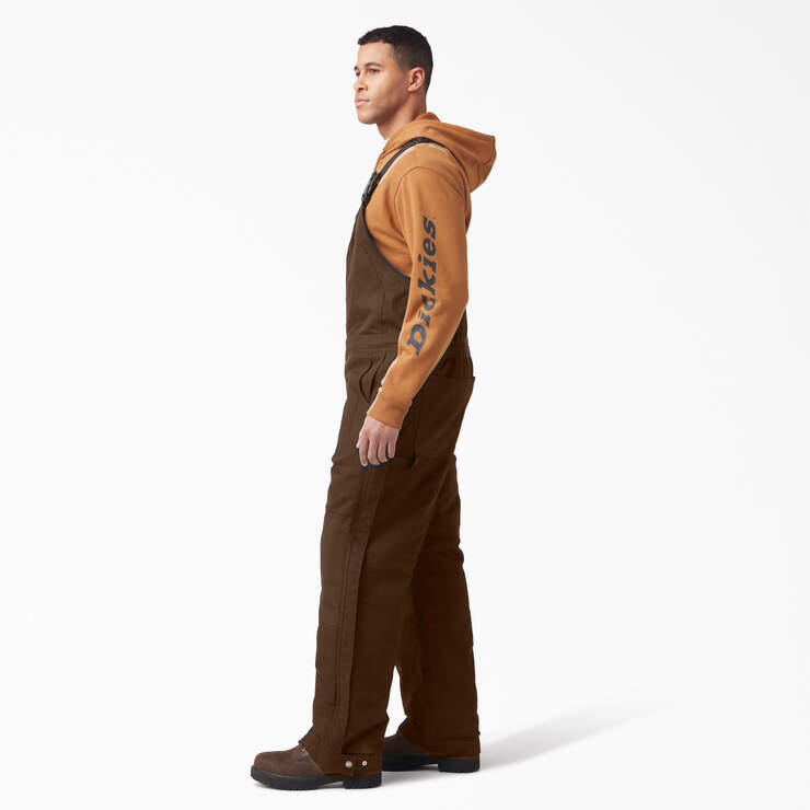 DuraTech Renegade FLEX Insulated Bib Overalls - Timber Brown (TB) image number 3