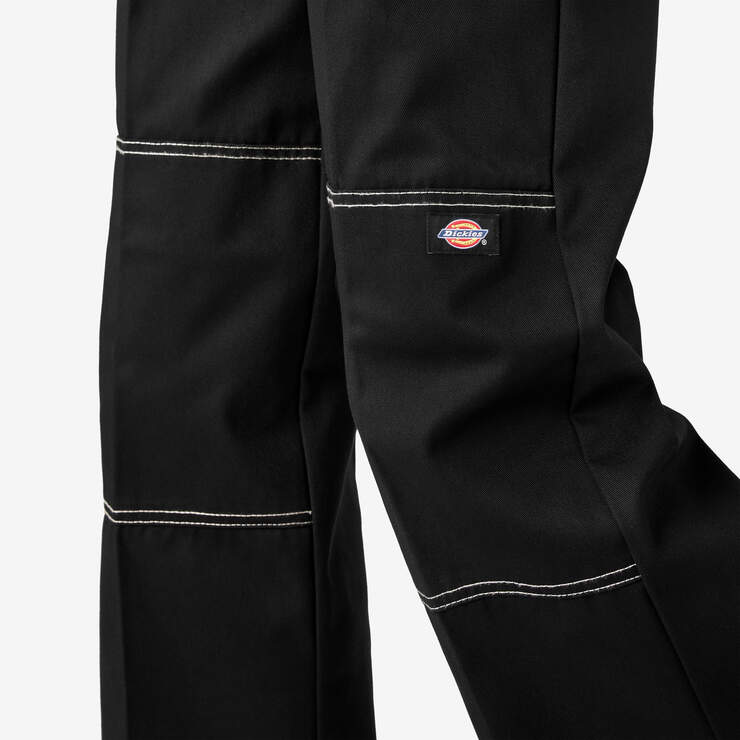 Pantalon à genoux renforcés de coupe décontractée pour femmes - Black (BKX) numéro de l’image 9