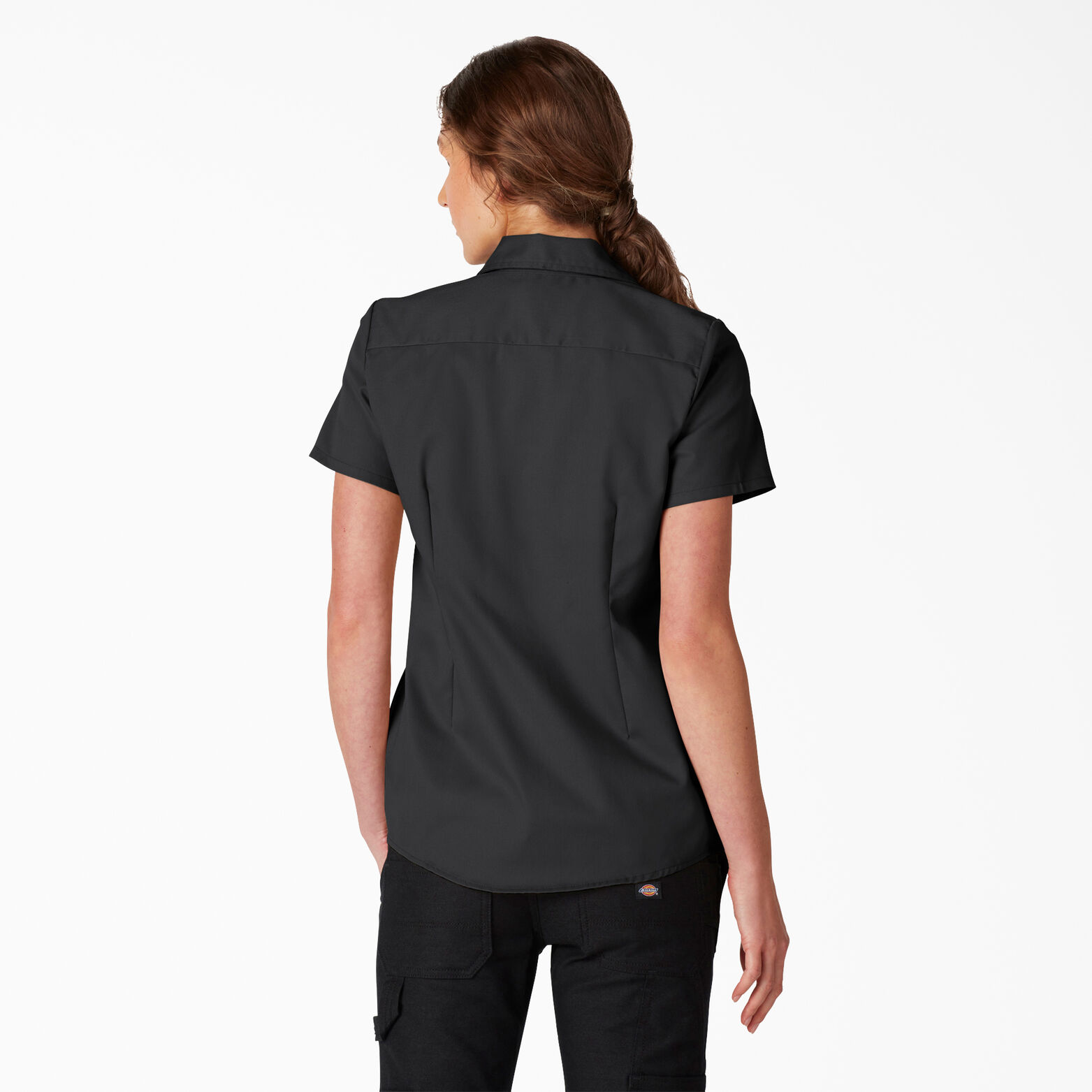 Short Sleeve Button Up Work Shirts , Black | Dickies Canada