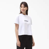 T-shirt écourté Loretto pour femmes - White (WH)