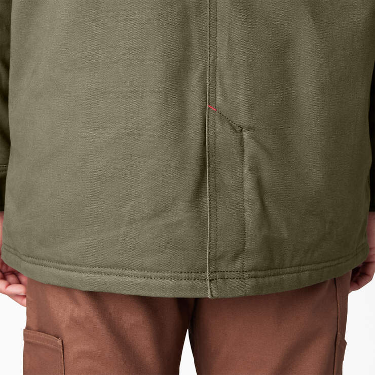 Manteau de travail en toile cirée - Moss Green (MS) numéro de l’image 11